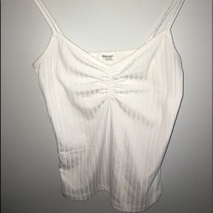 Basic white tank top